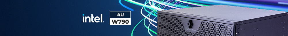 Intel® Xeon W -sarjan 4 U:n telineasennettava työasema